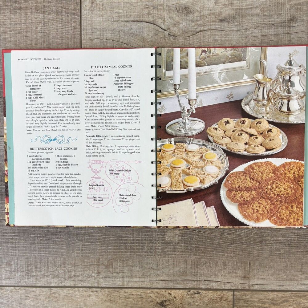 Vtg 1963 Betty Crocker's Cooky Book 1st Edition 8th Printing Spiral Bound HC - Picture 7 of 13